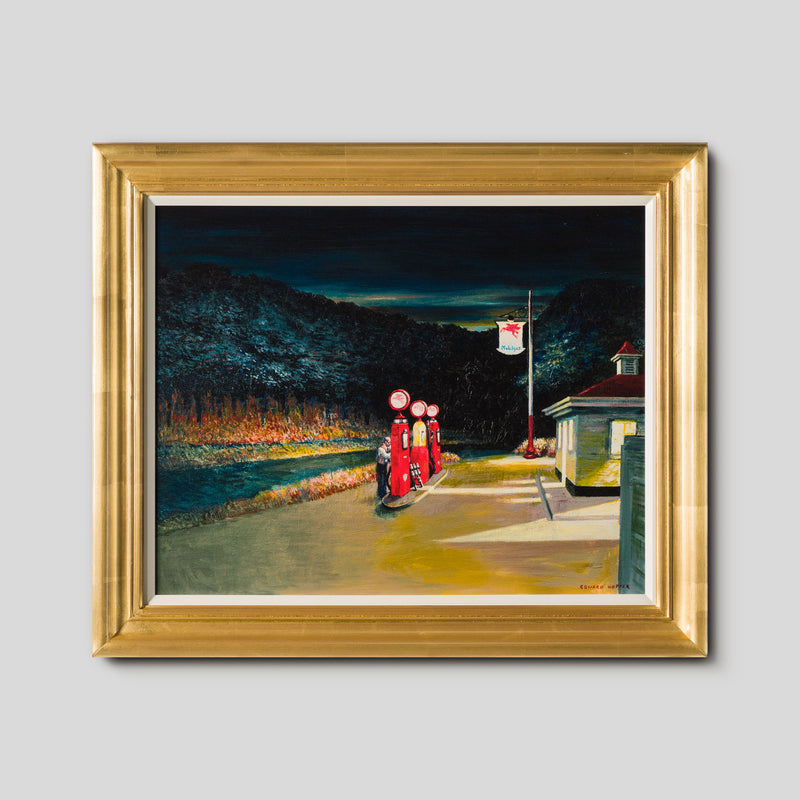 Gas, 1940' In The Style of Edward Hopper