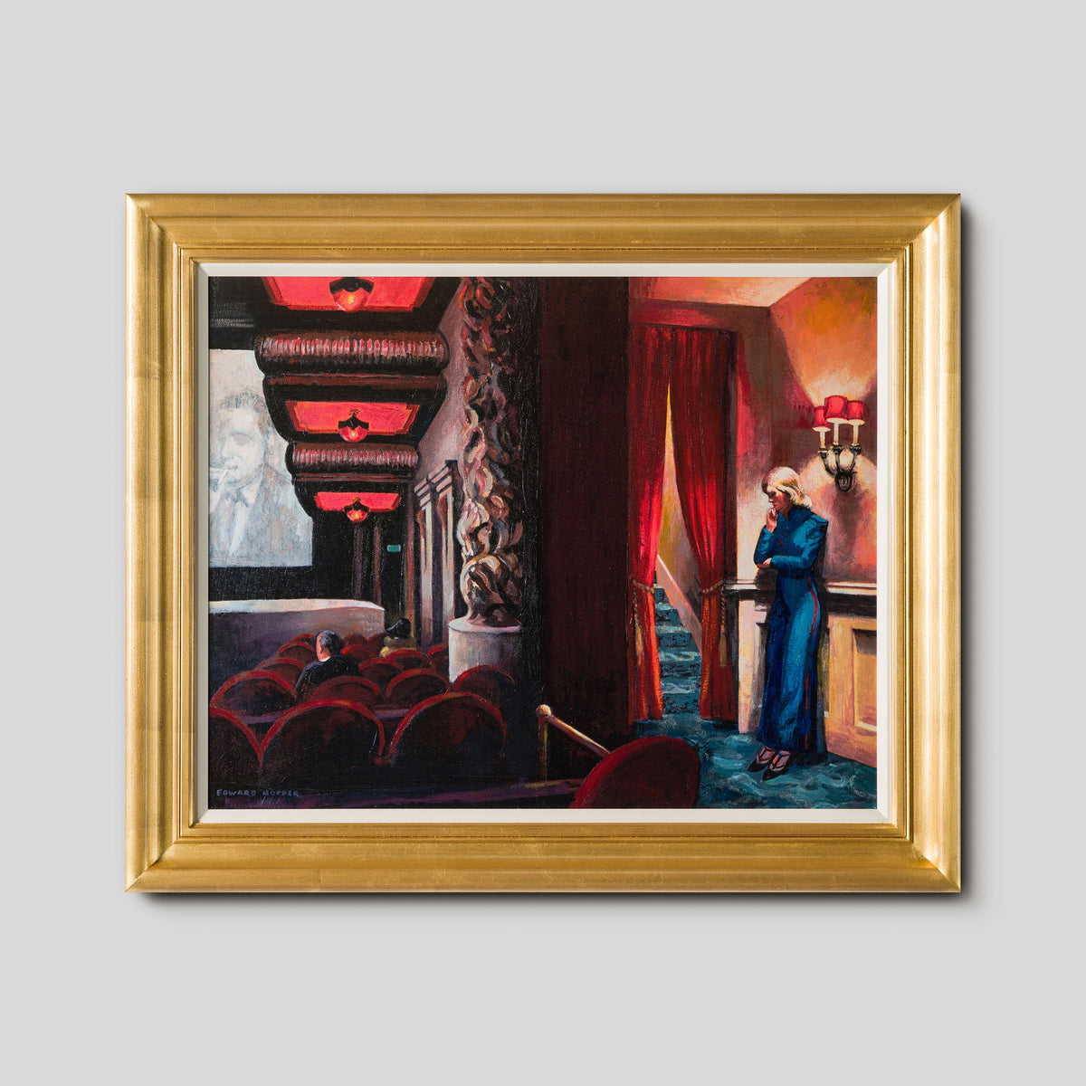 Still from "The Maltese Falcon"' In The Style of Edward Hopper