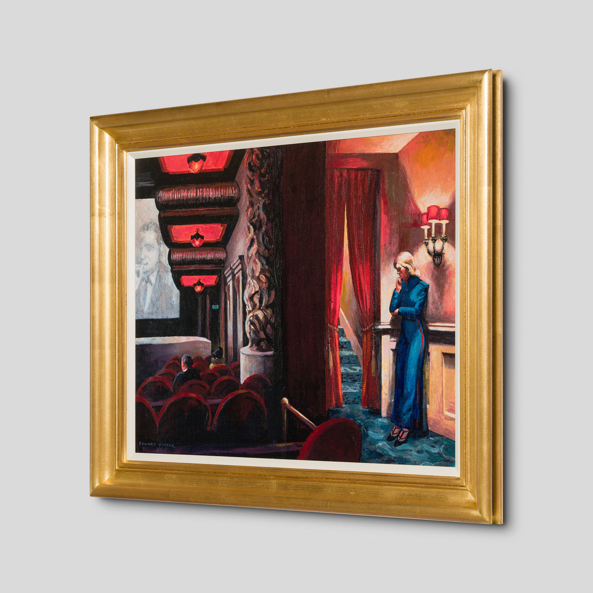 Still from "The Maltese Falcon"' In The Style of Edward Hopper