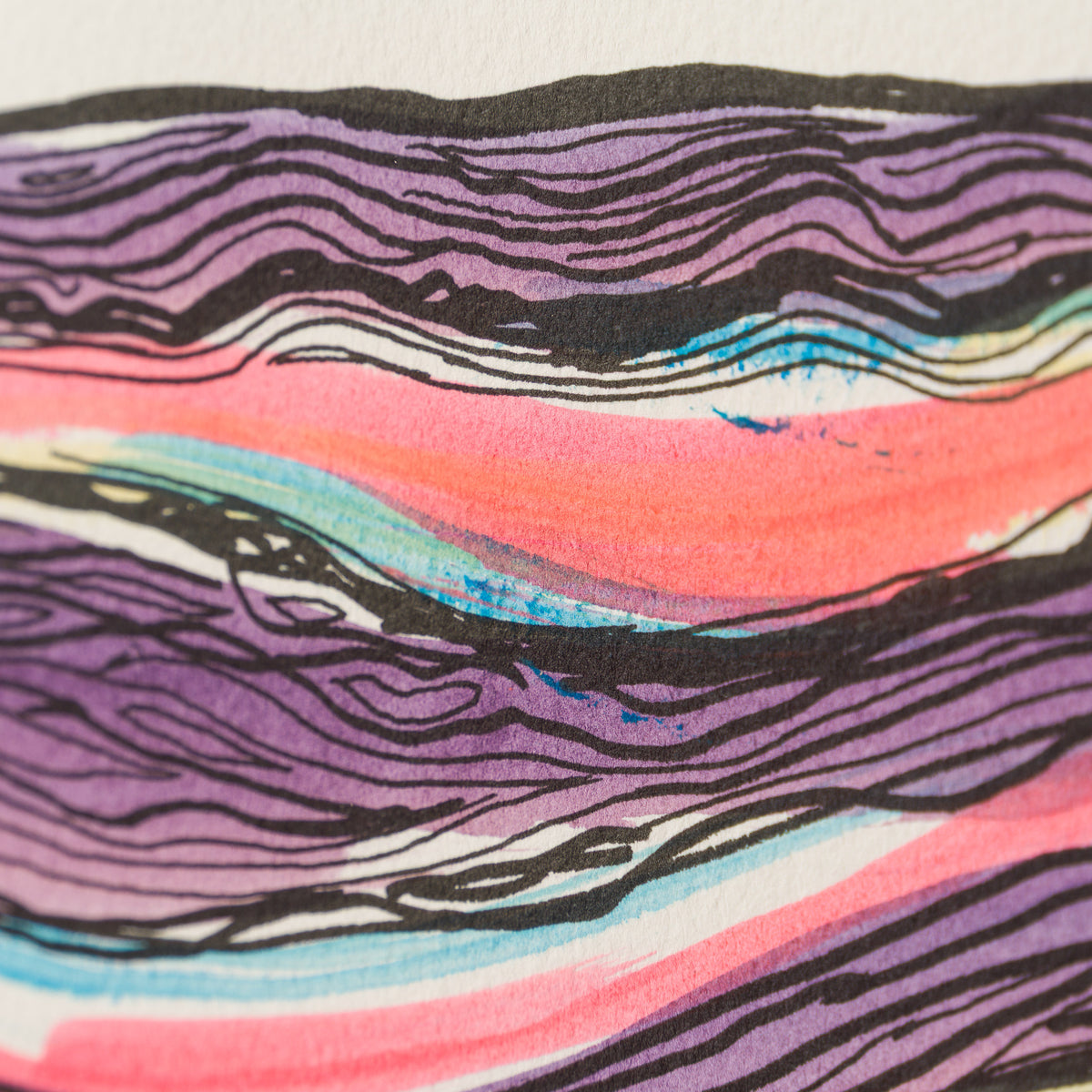 The Scream in the Style of Edvard Munch (1895) Unique VII