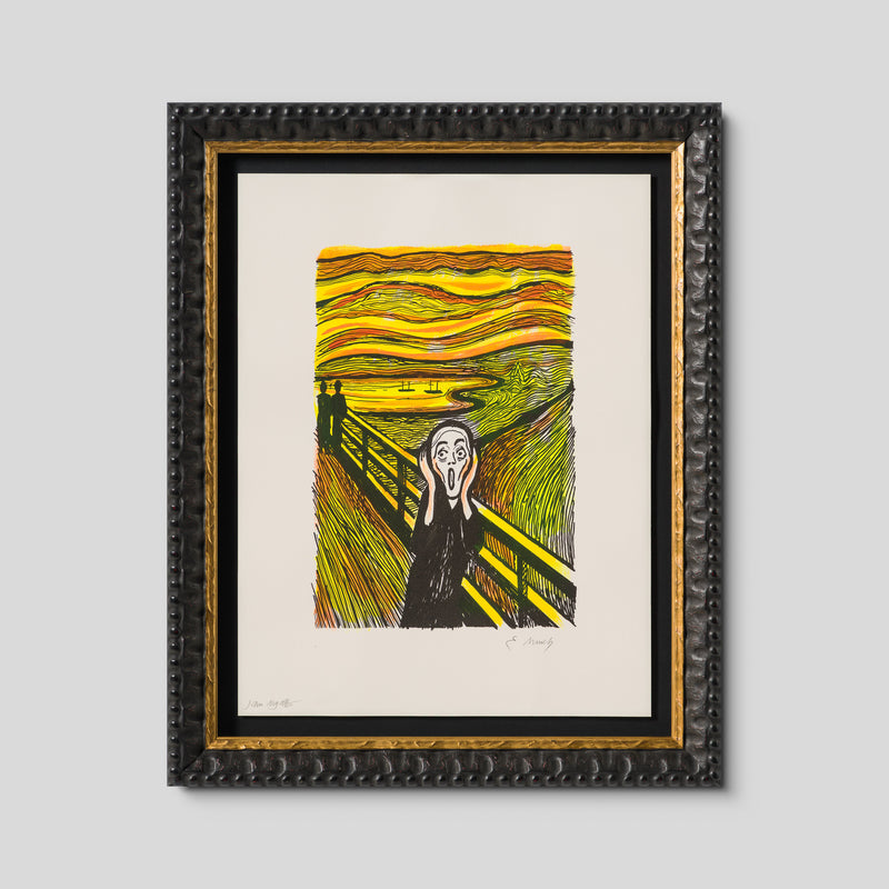 The Scream in the Style of Edvard Munch (1895) Unique XXIX