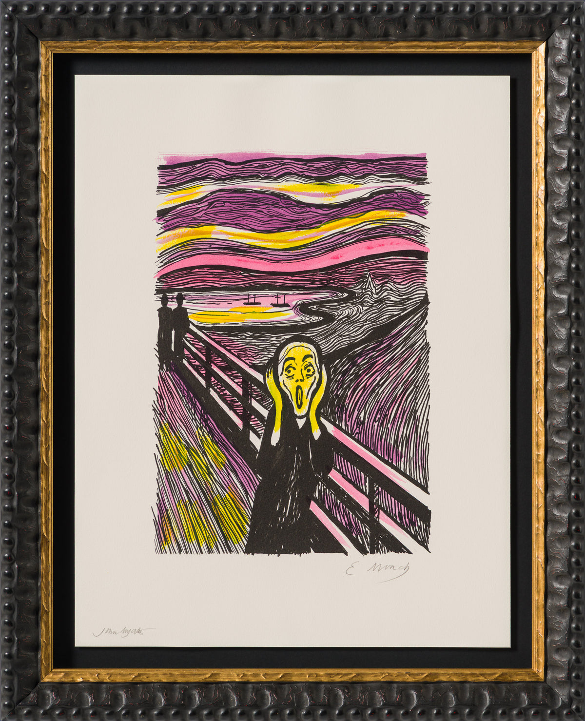The Scream in the Style of Edvard Munch (1895) Unique XXXII