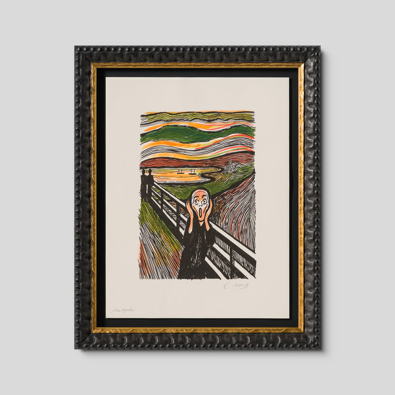 The Scream in the Style of Edvard Munch (1895) Unique XXXVI