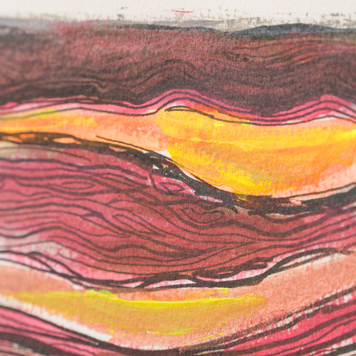 The Scream in the Style of Edvard Munch (1895) Unique XLI