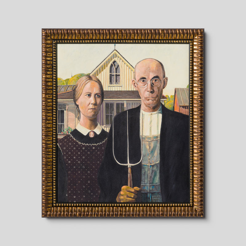 American Gothic in the Style of Grant Wood | 1930