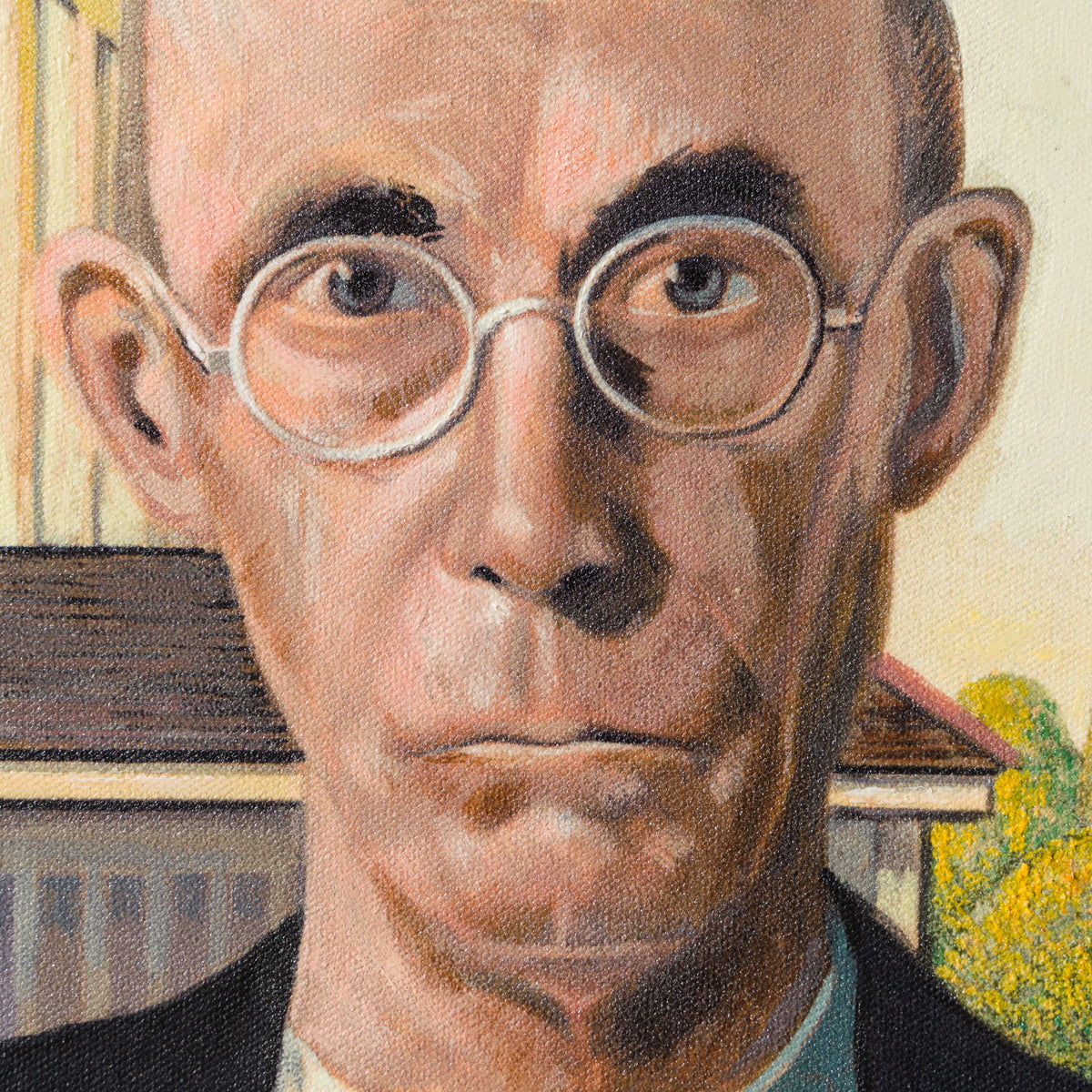 American Gothic in the Style of Grant Wood | 1930