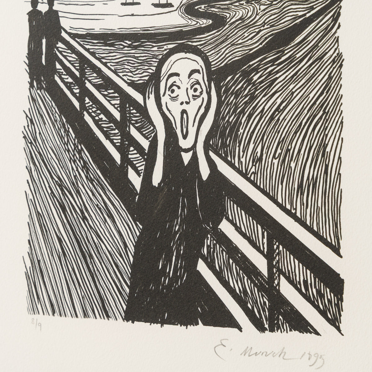 The Scream in the Style of Edvard Munch | 1895
