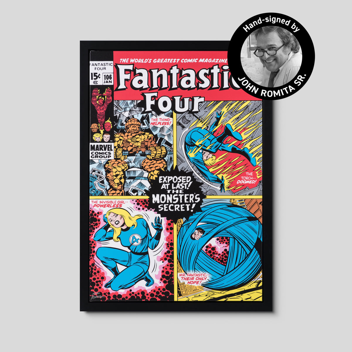 Fantastic Four #106 | Hand-signed by John Romita Sr.