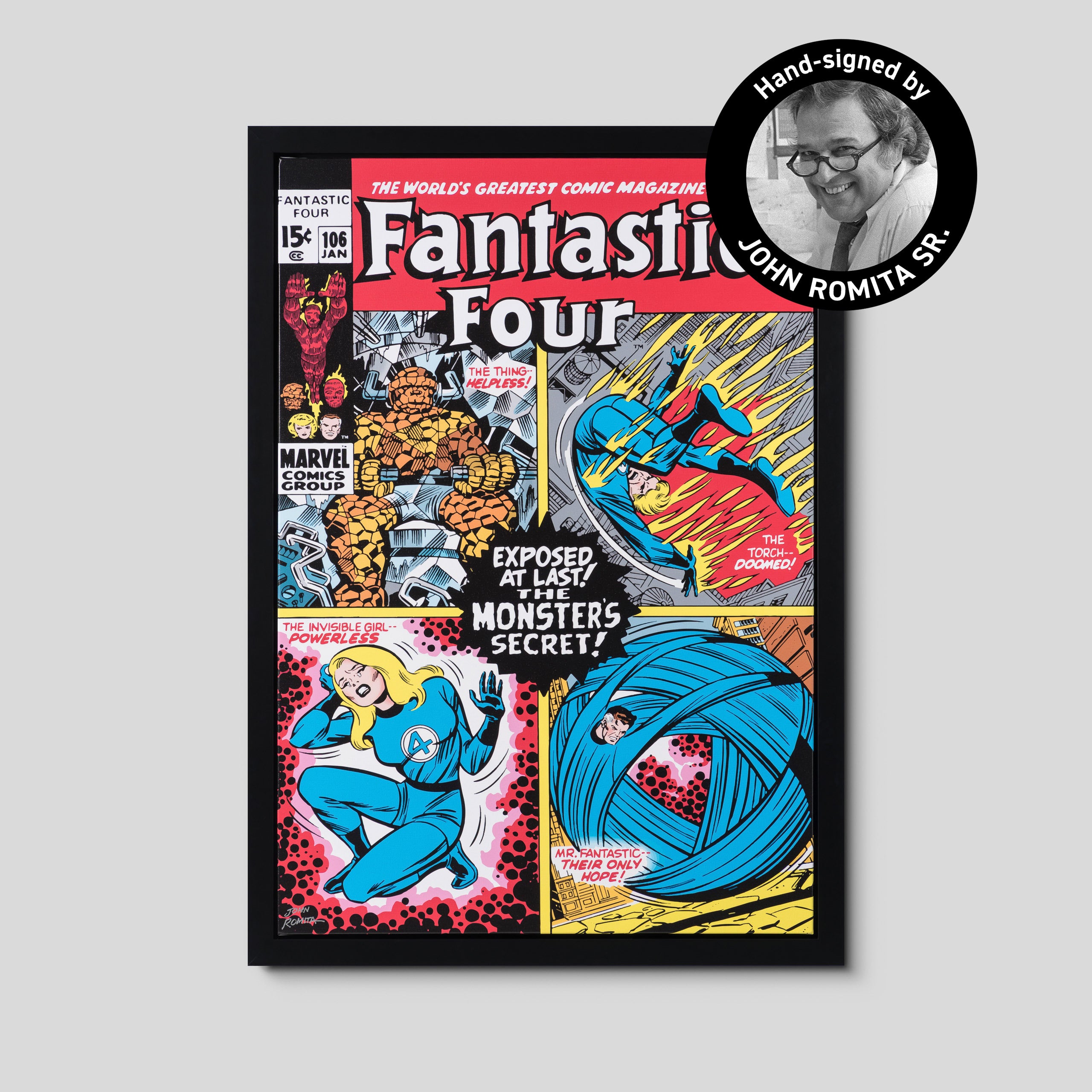 Fantastic Four #106 | Hand-signed by John Romita Sr.