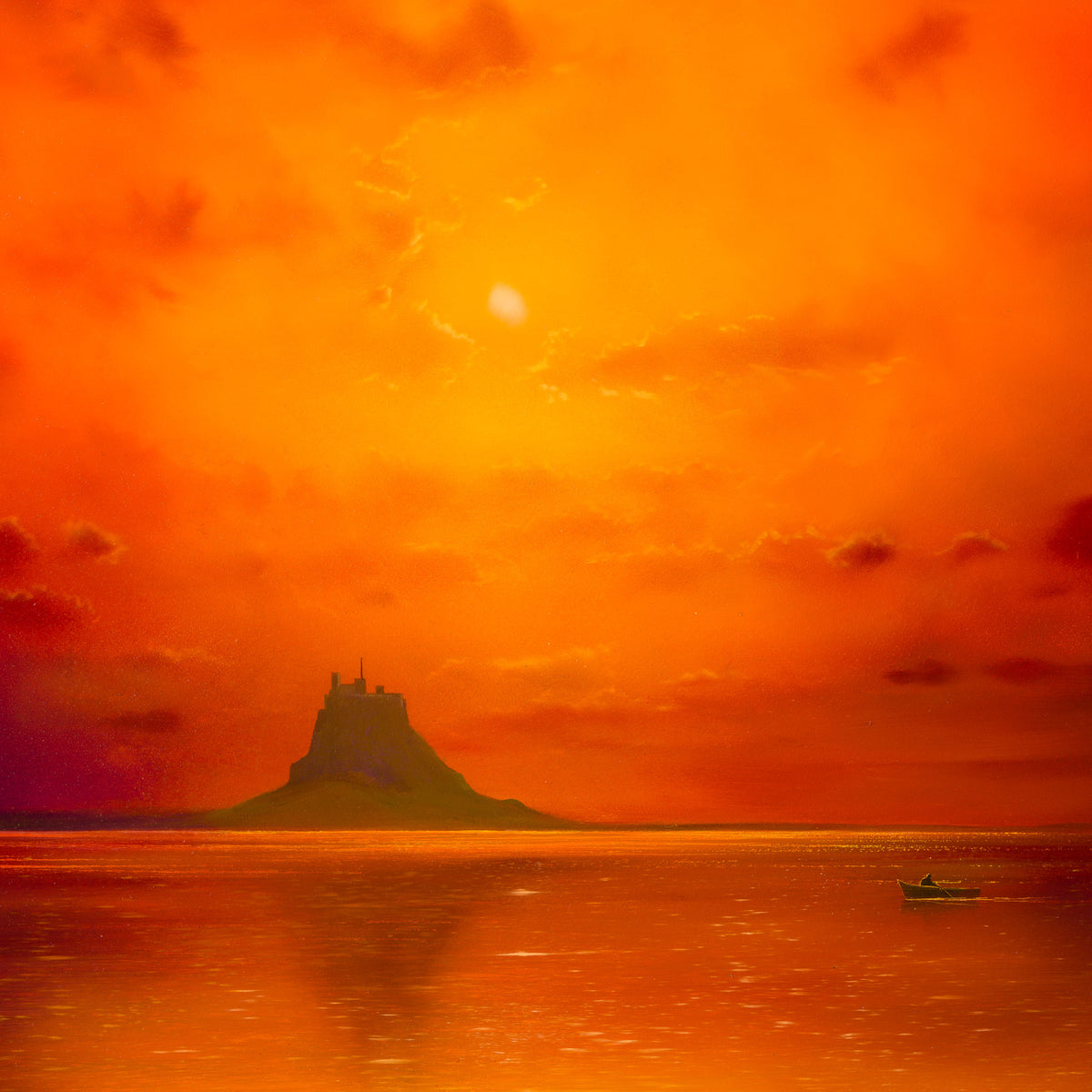 Autumn Sunrise, Holy Island