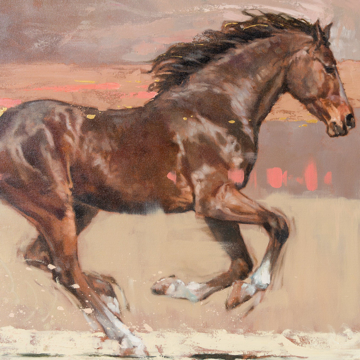 Gallop On Beige
