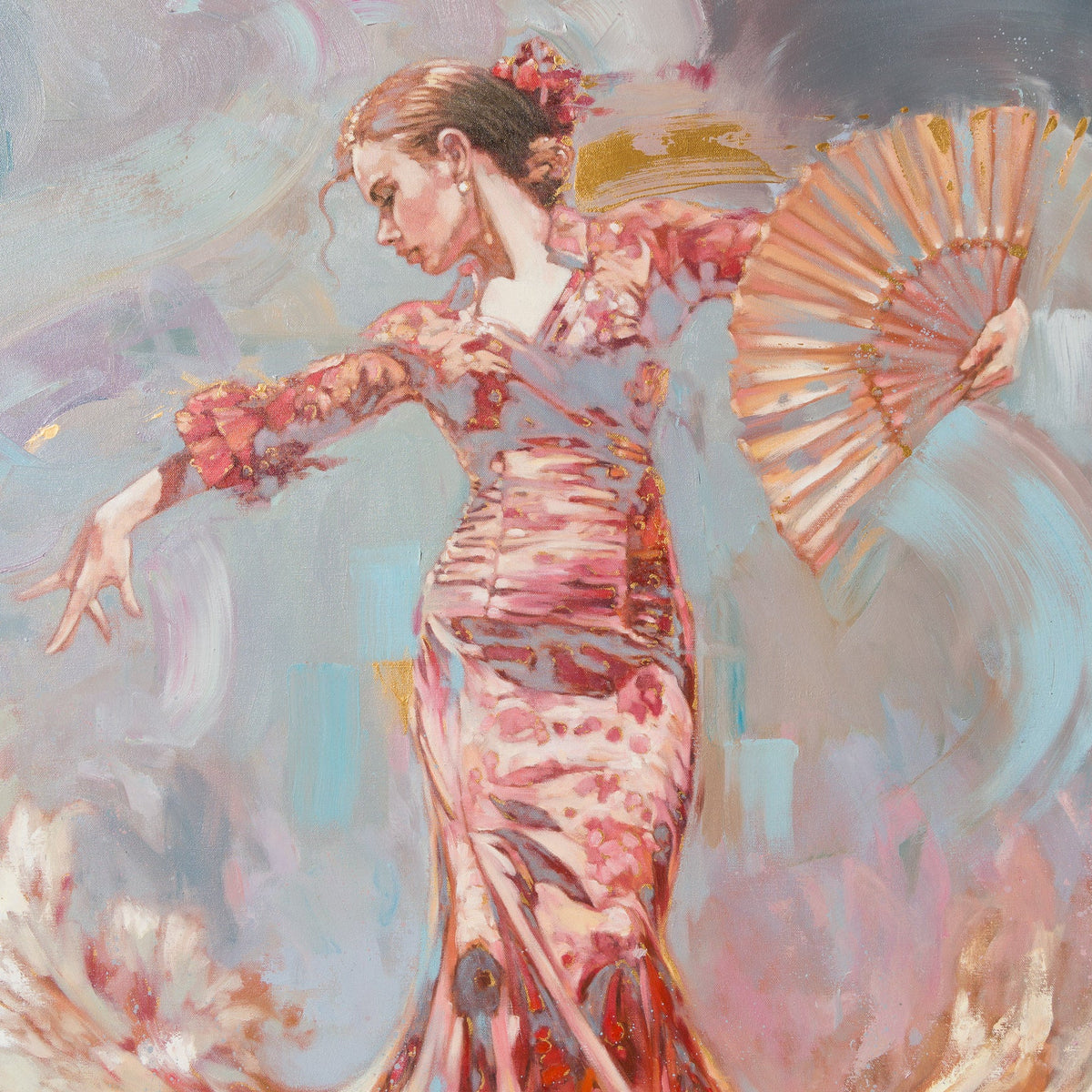 Flamenco With Fan