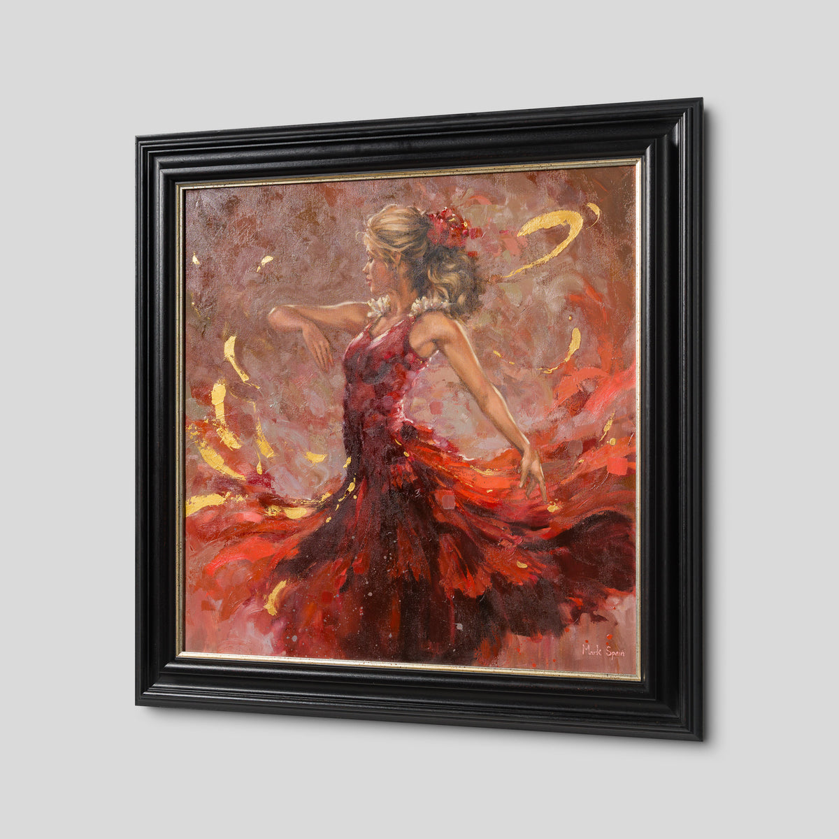 Red Dancer With Blonde Hair