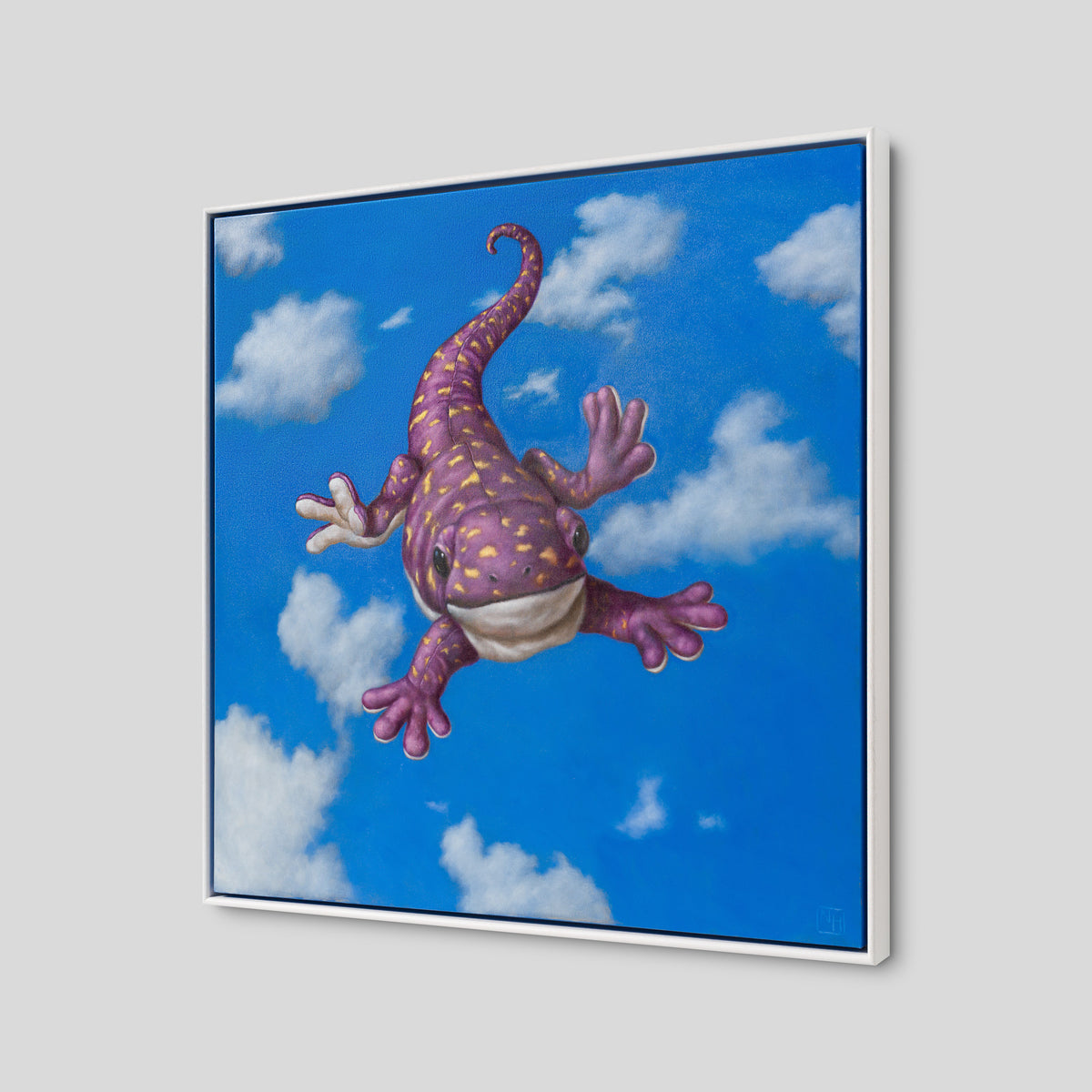 Leaping Lizard (Oil)