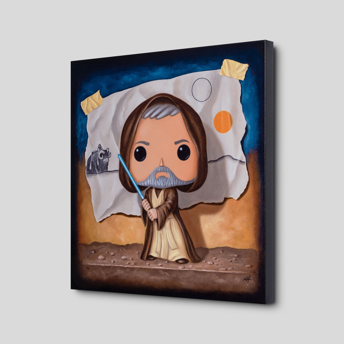 Obi-Wan- Boxed Canvas
