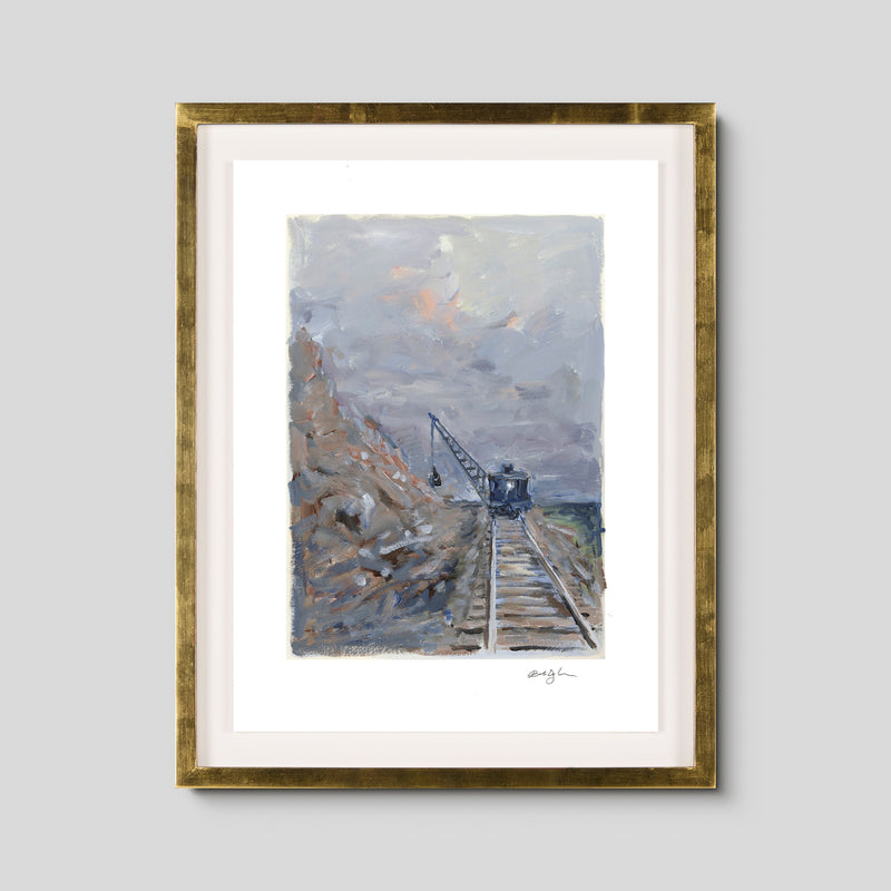 Railroad Excavator (Blue), 2022-24
