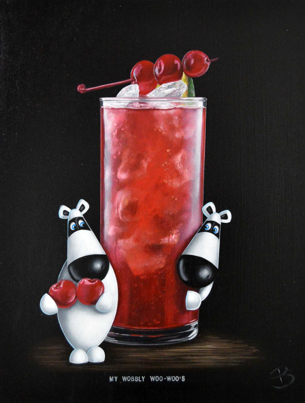 My Wobbly Woo-Woo's (Oil)