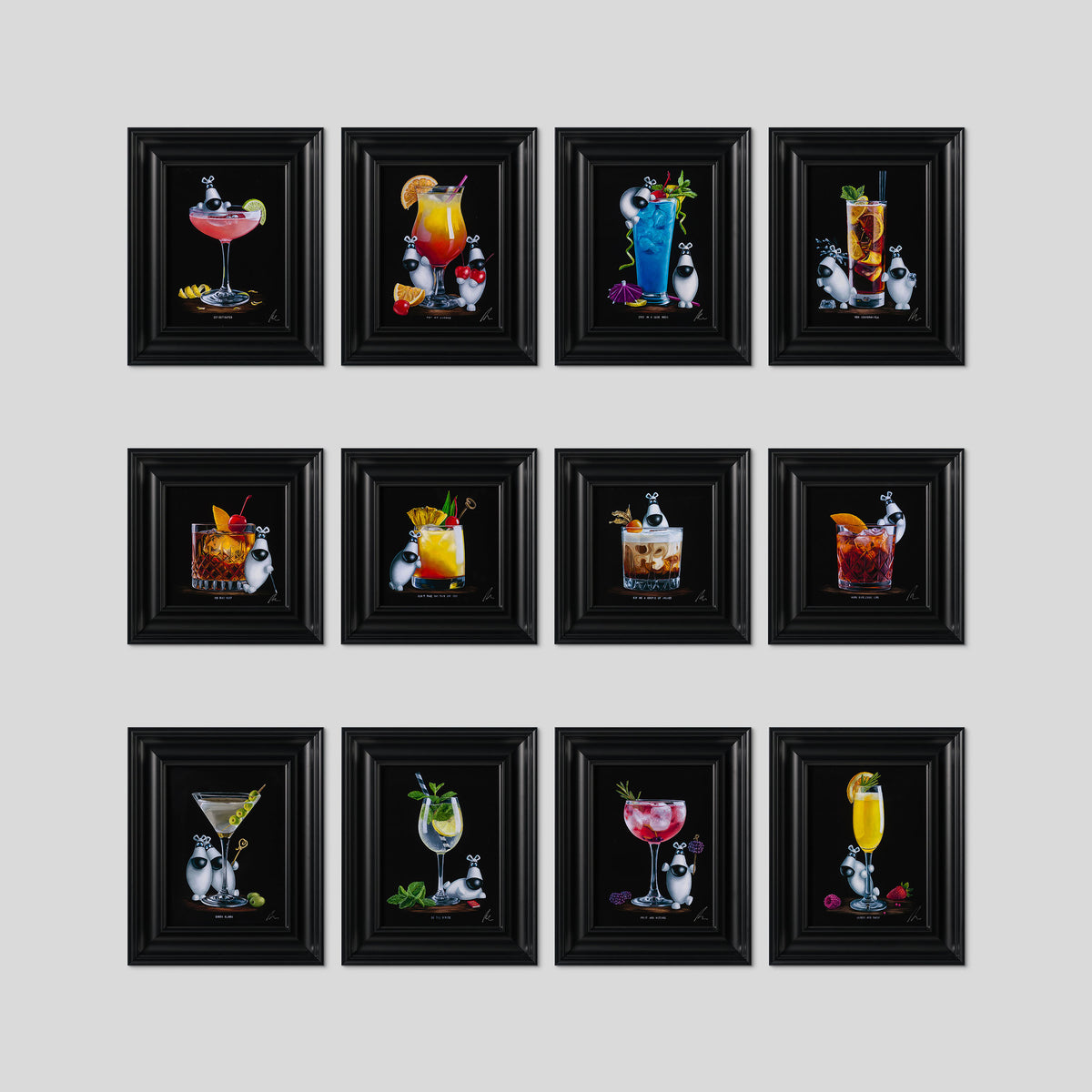 Sipsters 2025 | Framed Set of 12