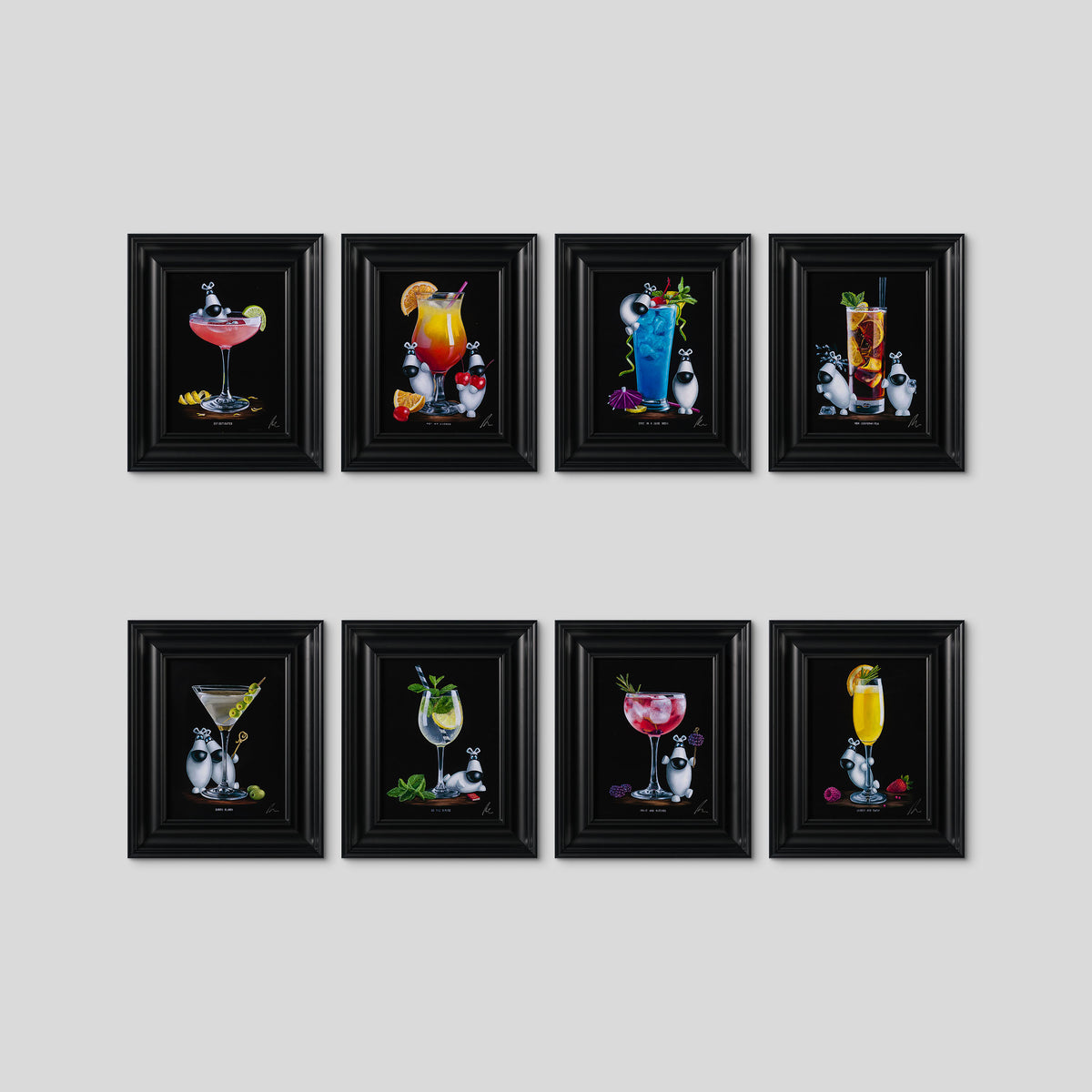Sipsters 2025 | Framed Set of Eight
