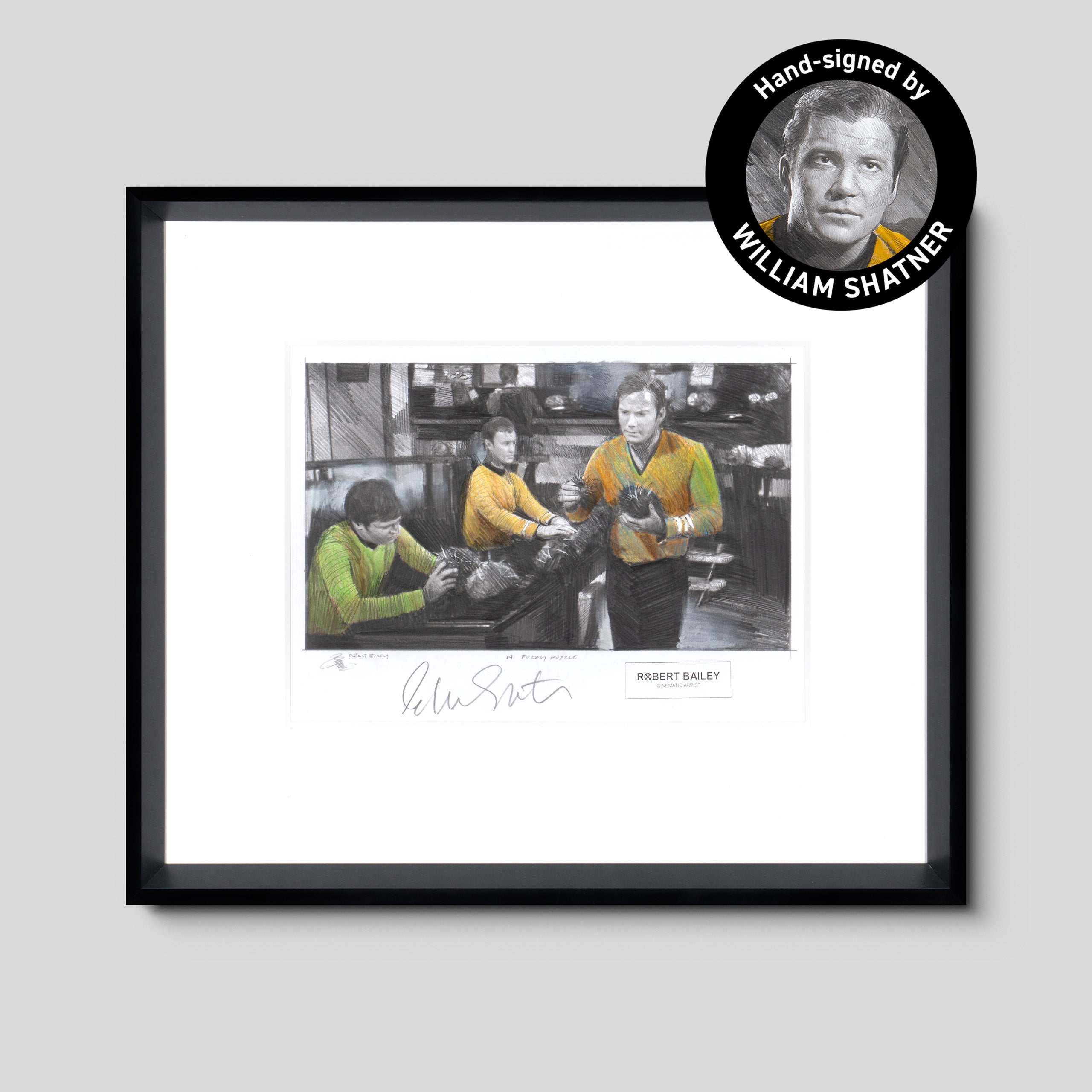 A Fuzzy Puzzle | Hand-signed by William Shatner