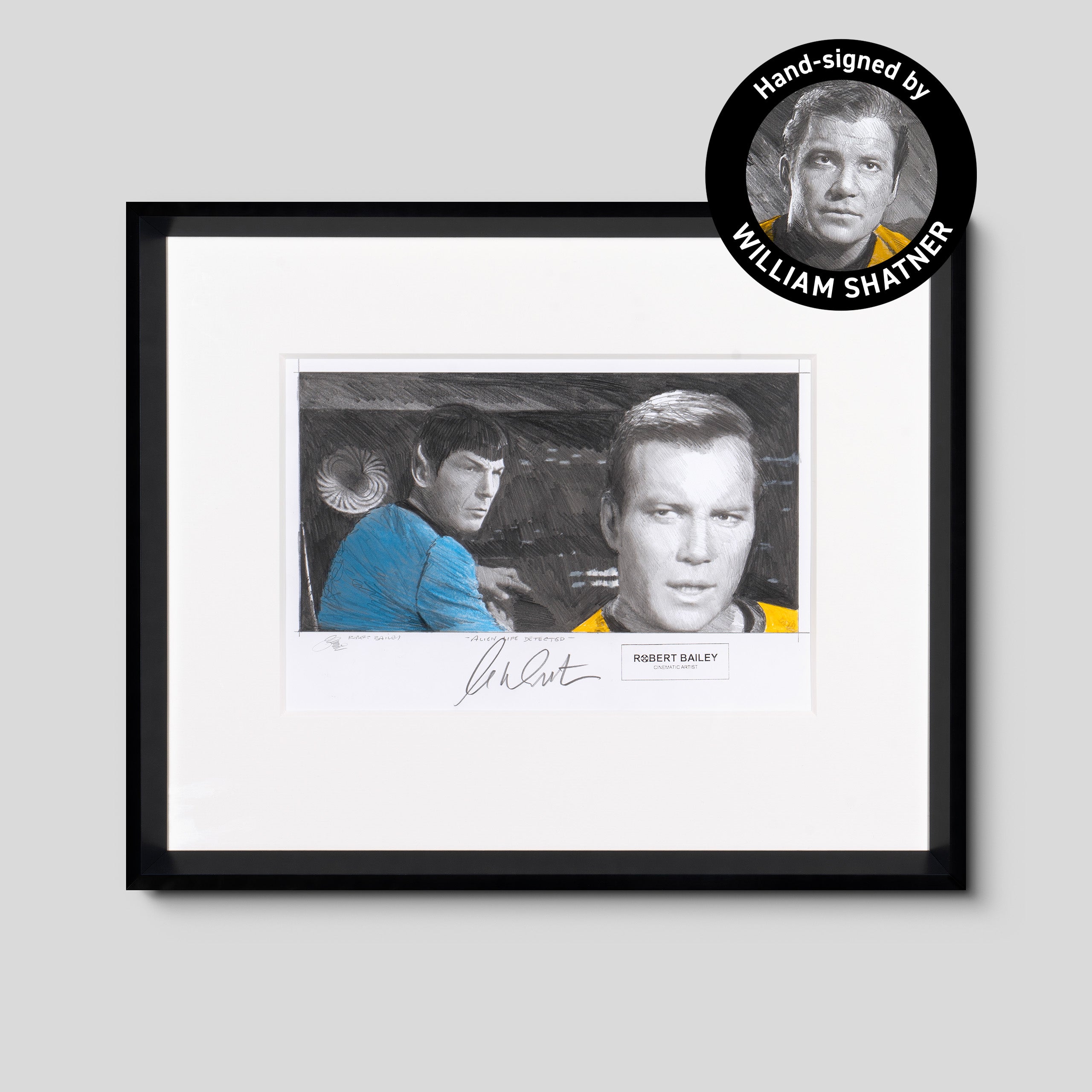 Alien Life Detected | Hand-signed by William Shatner