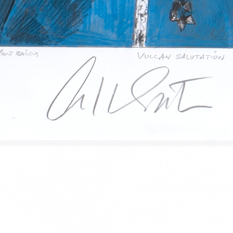 Vulcan Salutation | Hand-signed by William Shatner