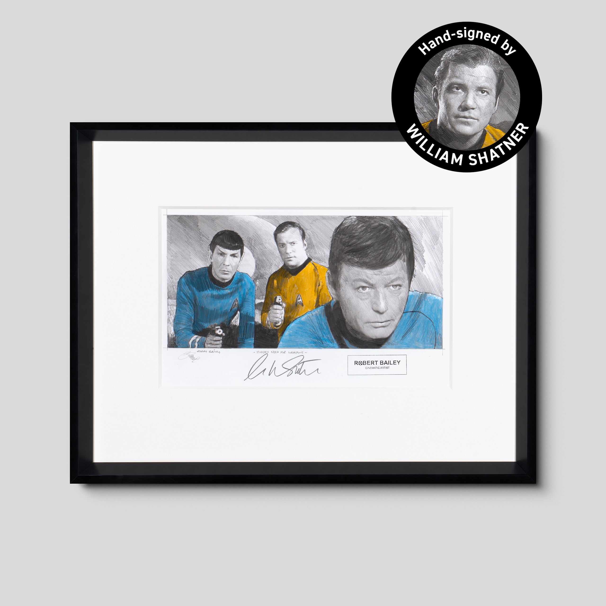 Sudden Need For Weapons | Hand-signed by William Shatner