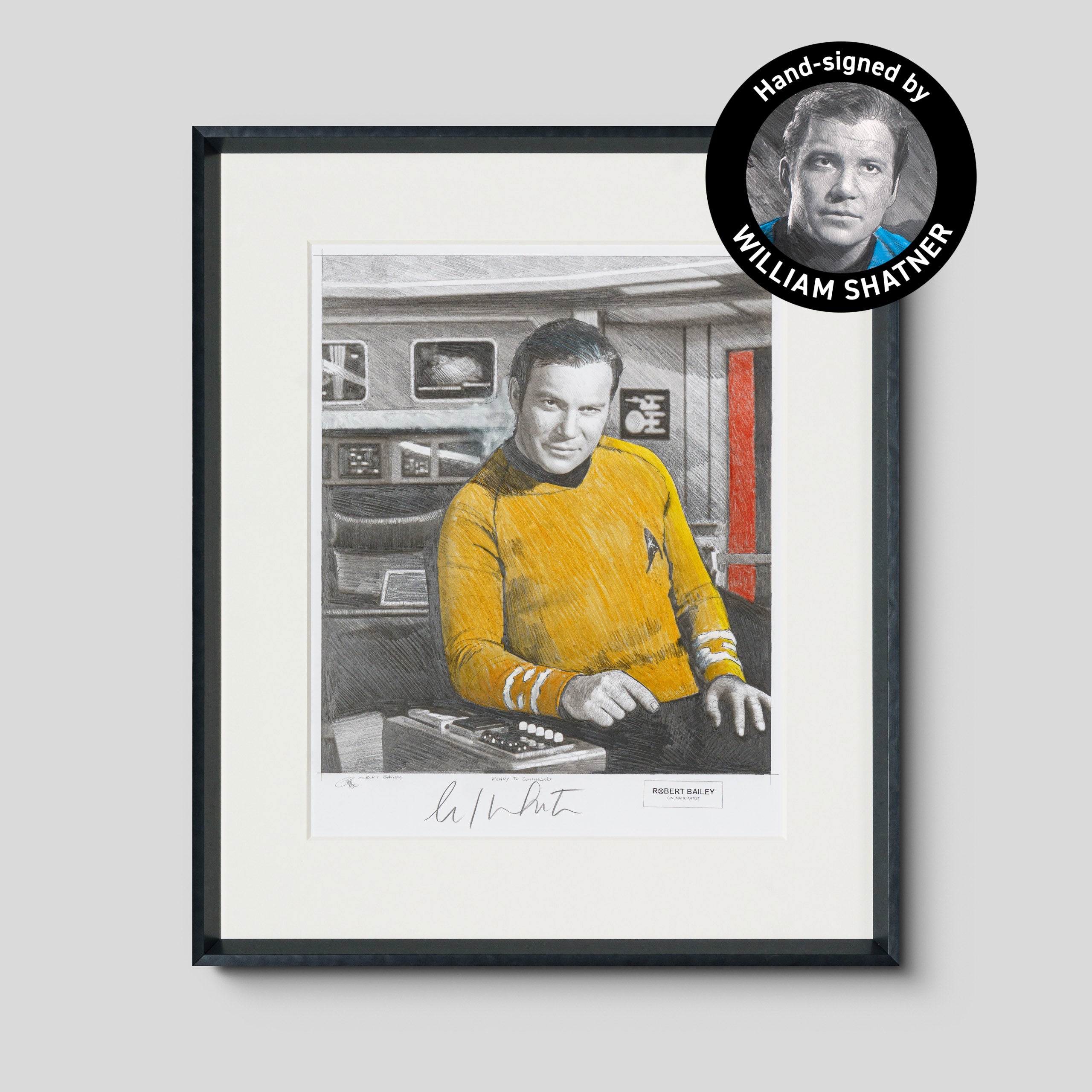 Ready To Command | Hand-signed by William Shatner