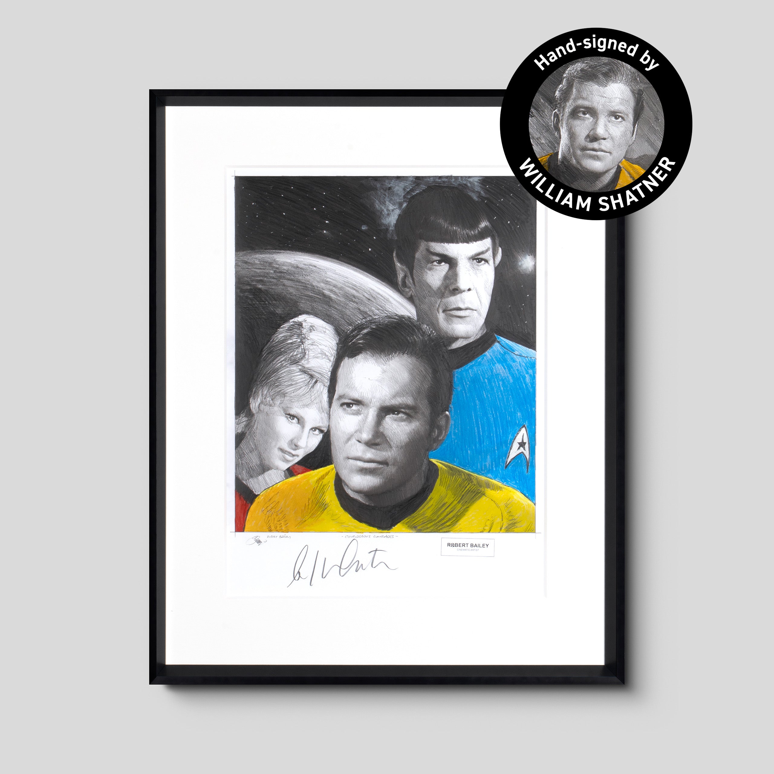 Courageous Comrades | Hand-signed by William Shatner