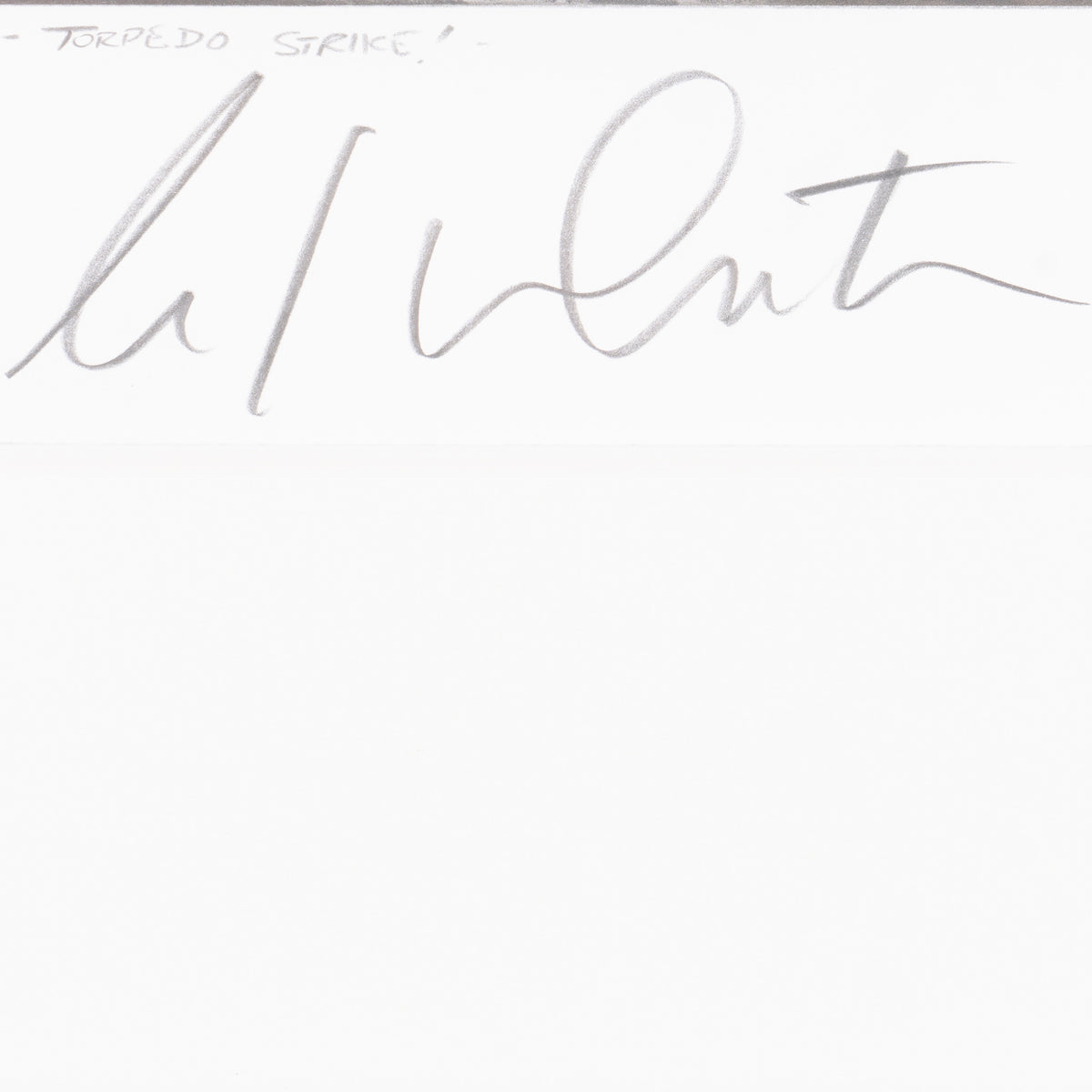 Torpedo Strike | Hand-signed by William Shatner