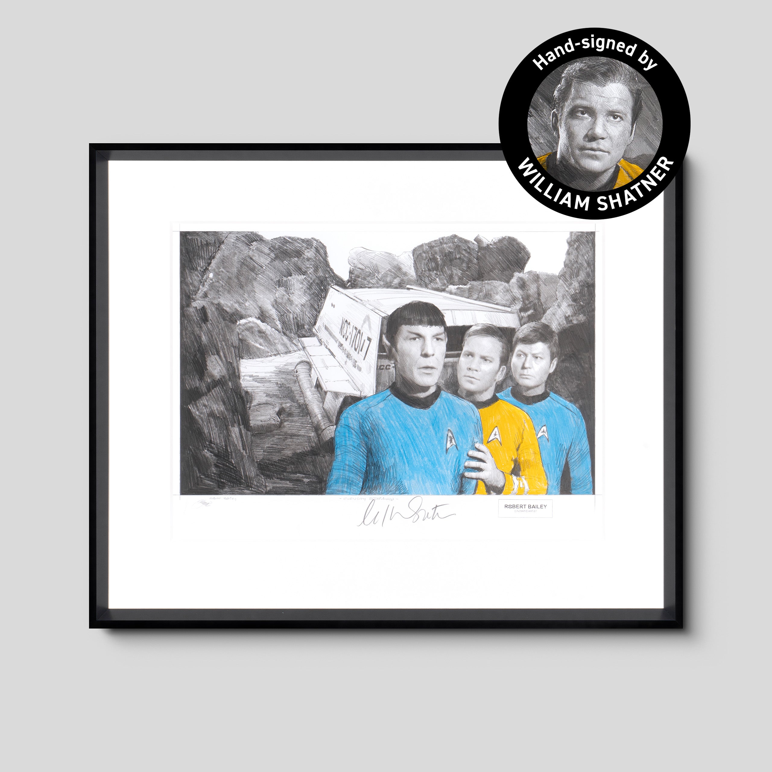 Curiosity Restrained | Hand-signed by William Shatner