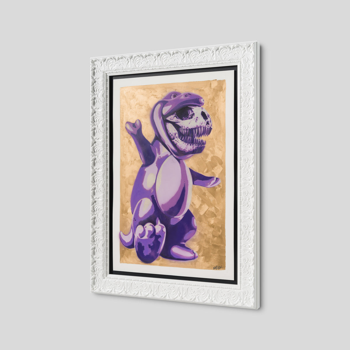 Barney Grin Stencil