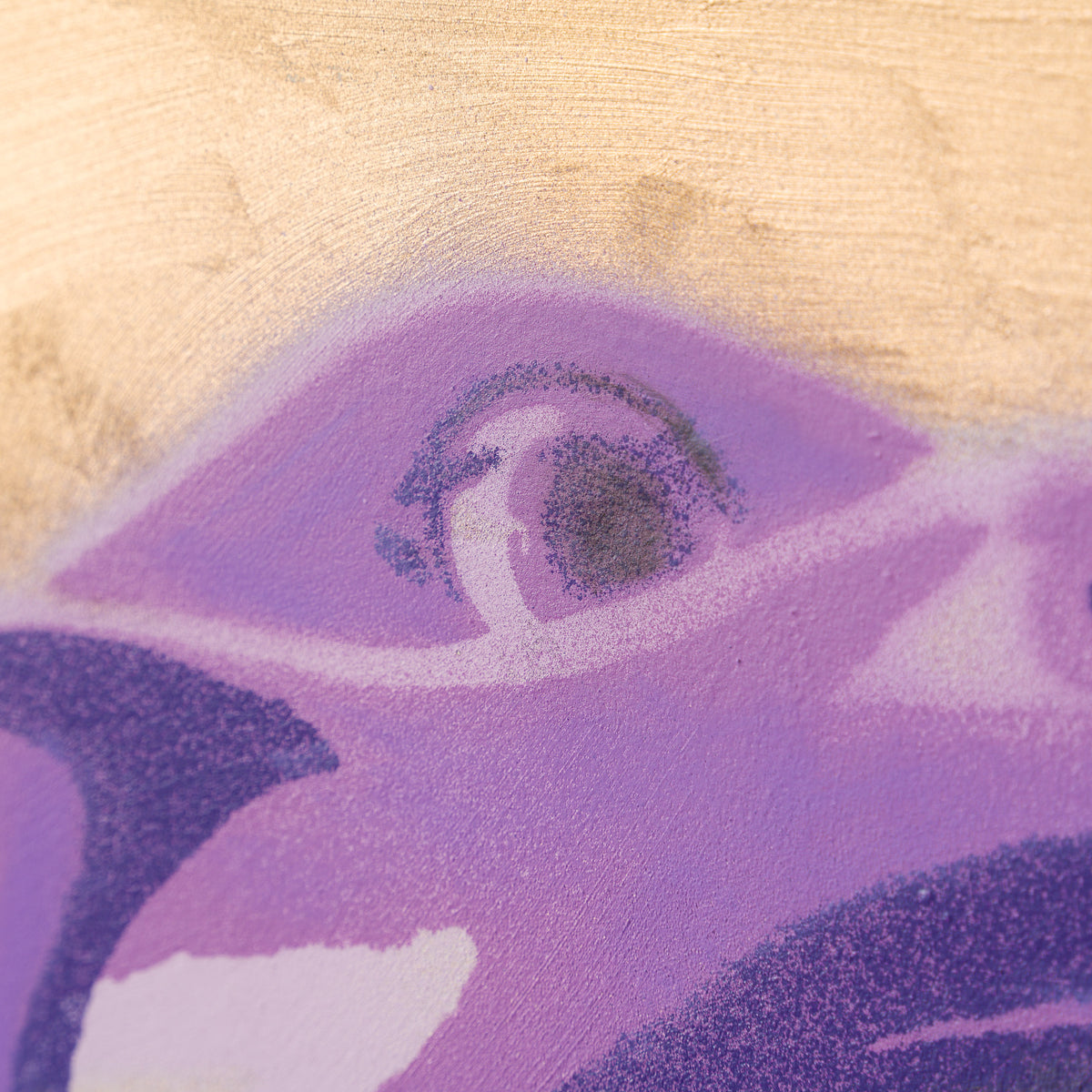 Barney Grin Stencil