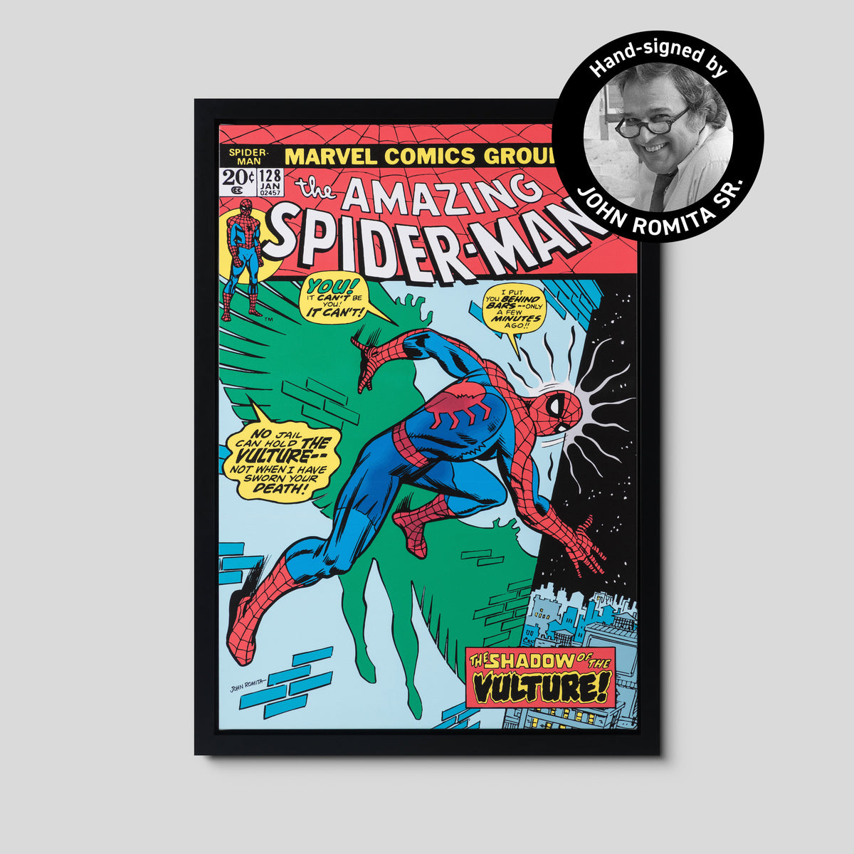 Amazing Spider-Man #128 | Hand-signed by John Romita Sr.