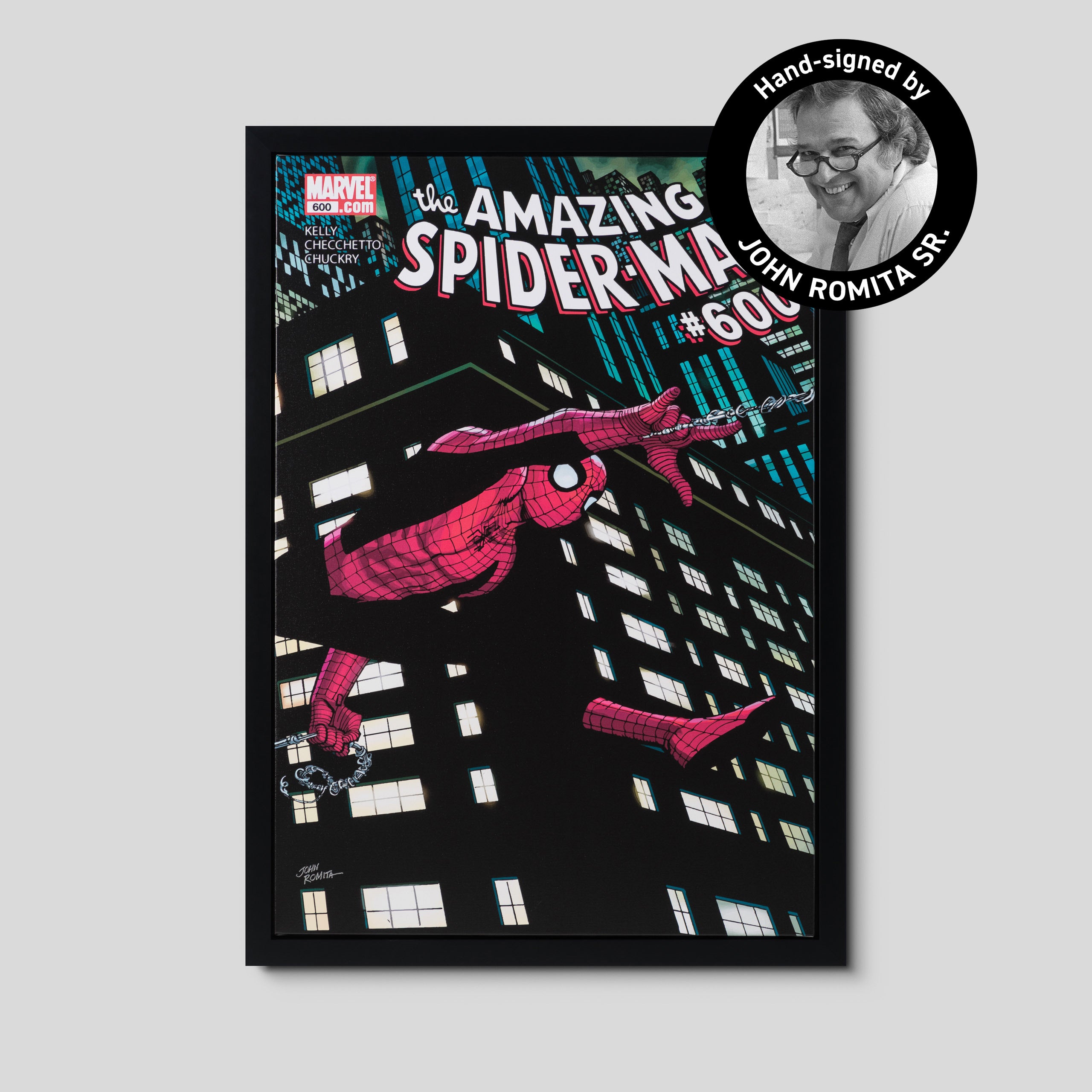 Amazing Spider-Man #600 | Hand-signed by John Romita Sr.