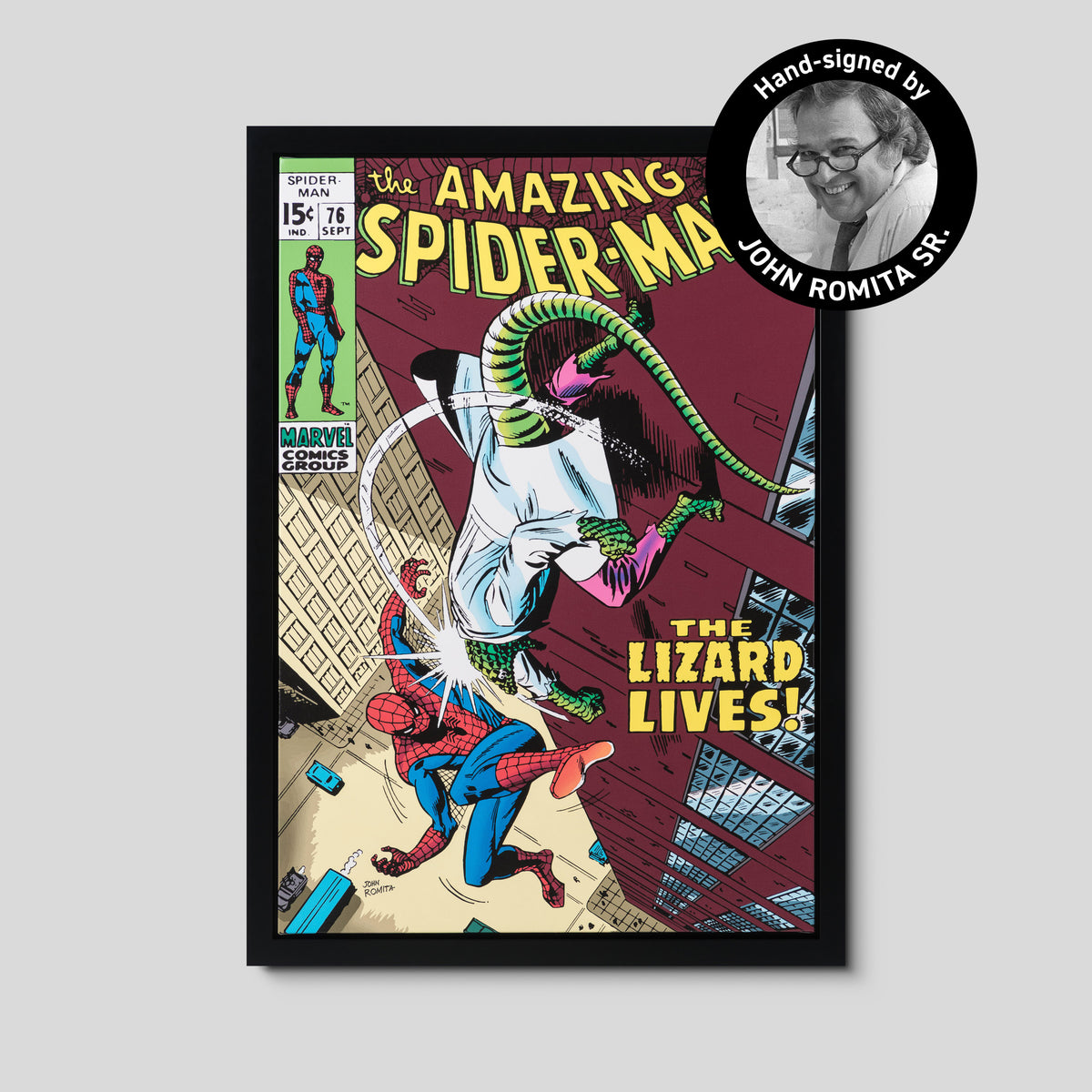 Amazing Spider-Man #76 | Hand-signed by John Romita Sr.