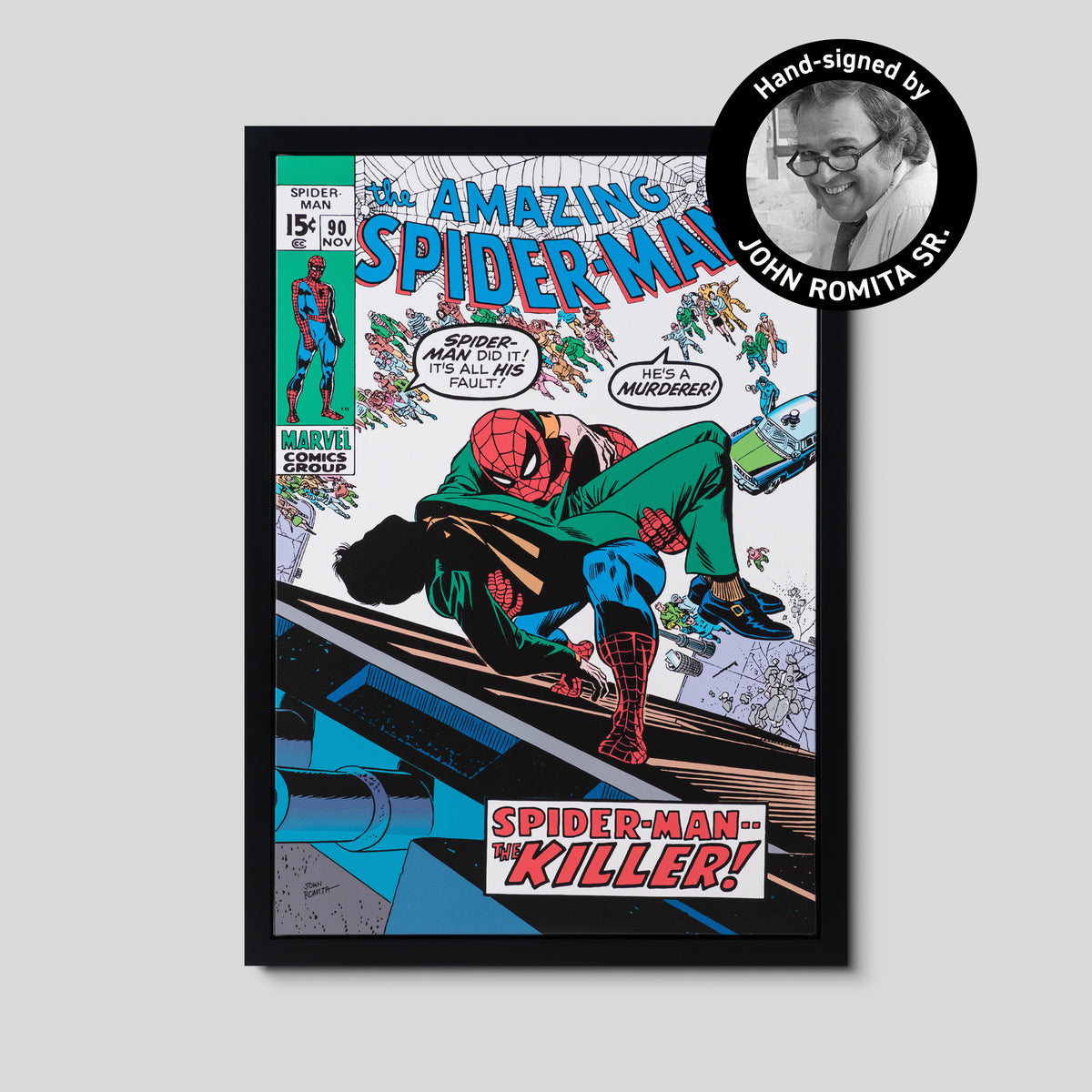 Amazing Spider-Man #90 | Hand-signed by John Romita