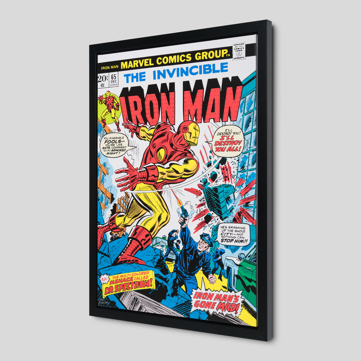 Invincible Iron Man #65 | Hand-signed by John Romita Sr.