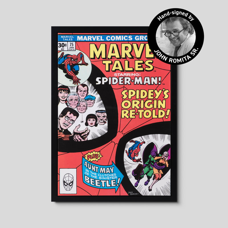 Marvel Tales Spider-Man #75 | Hand-signed by John Romita Sr.