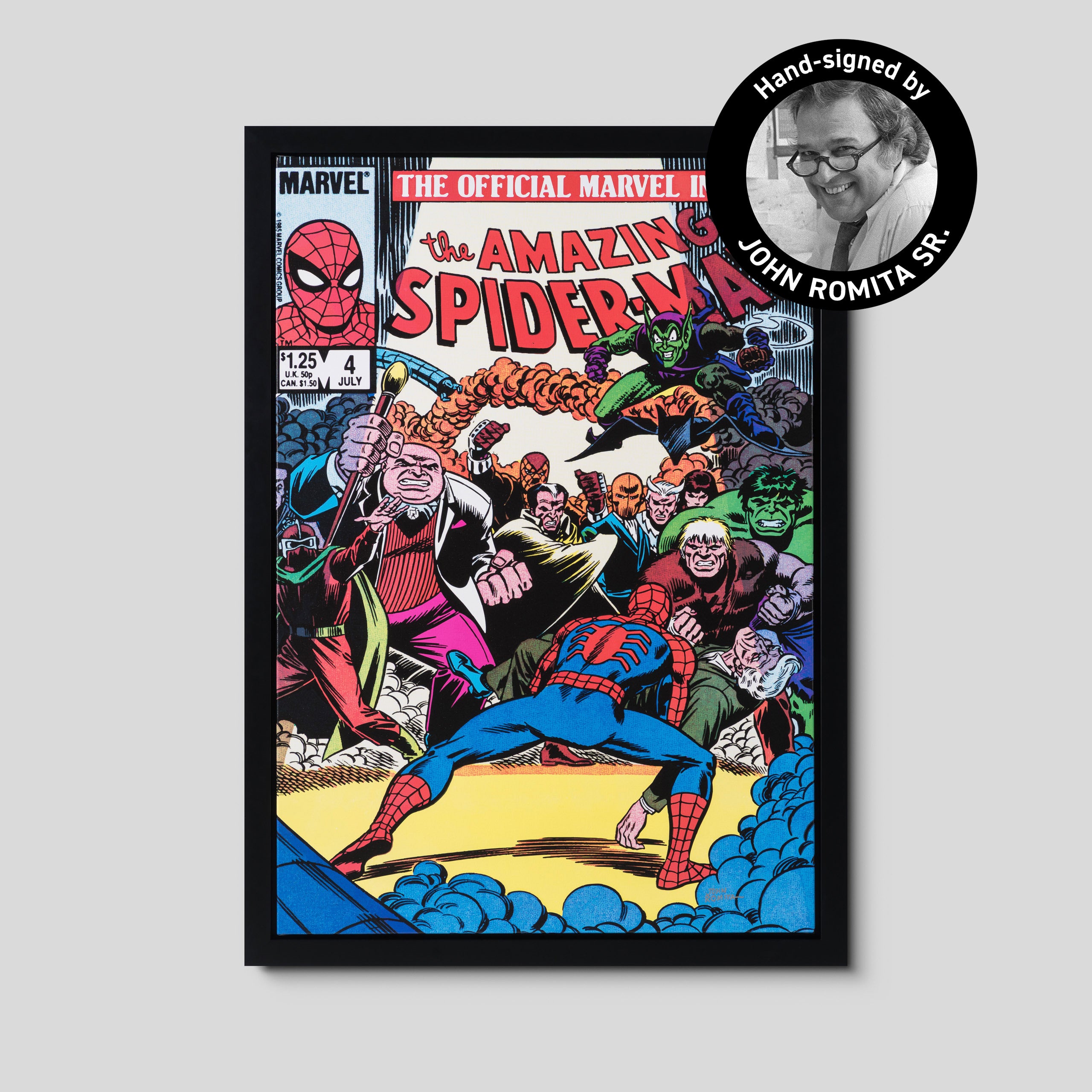 Official Marvel Index Spider-Man Vol.1 #4 | Hand-signed by John Romita Sr.