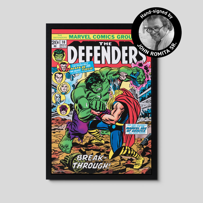 The Defenders #10 | Hand-signed by John Romita
