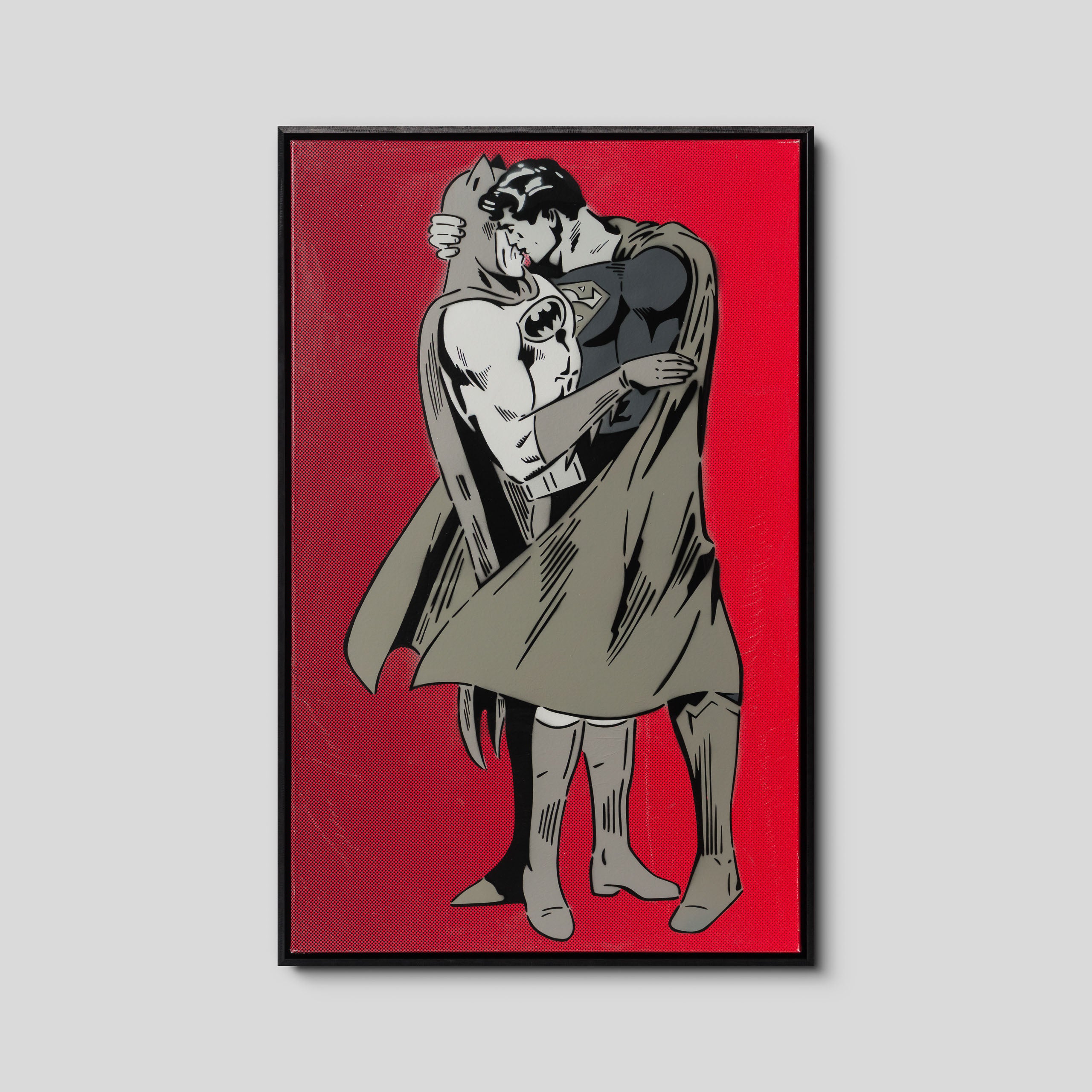Between The Capes Red Rip Billboard Grey