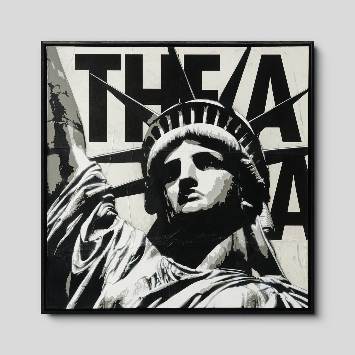Statue Of Liberty White Billboard 2015