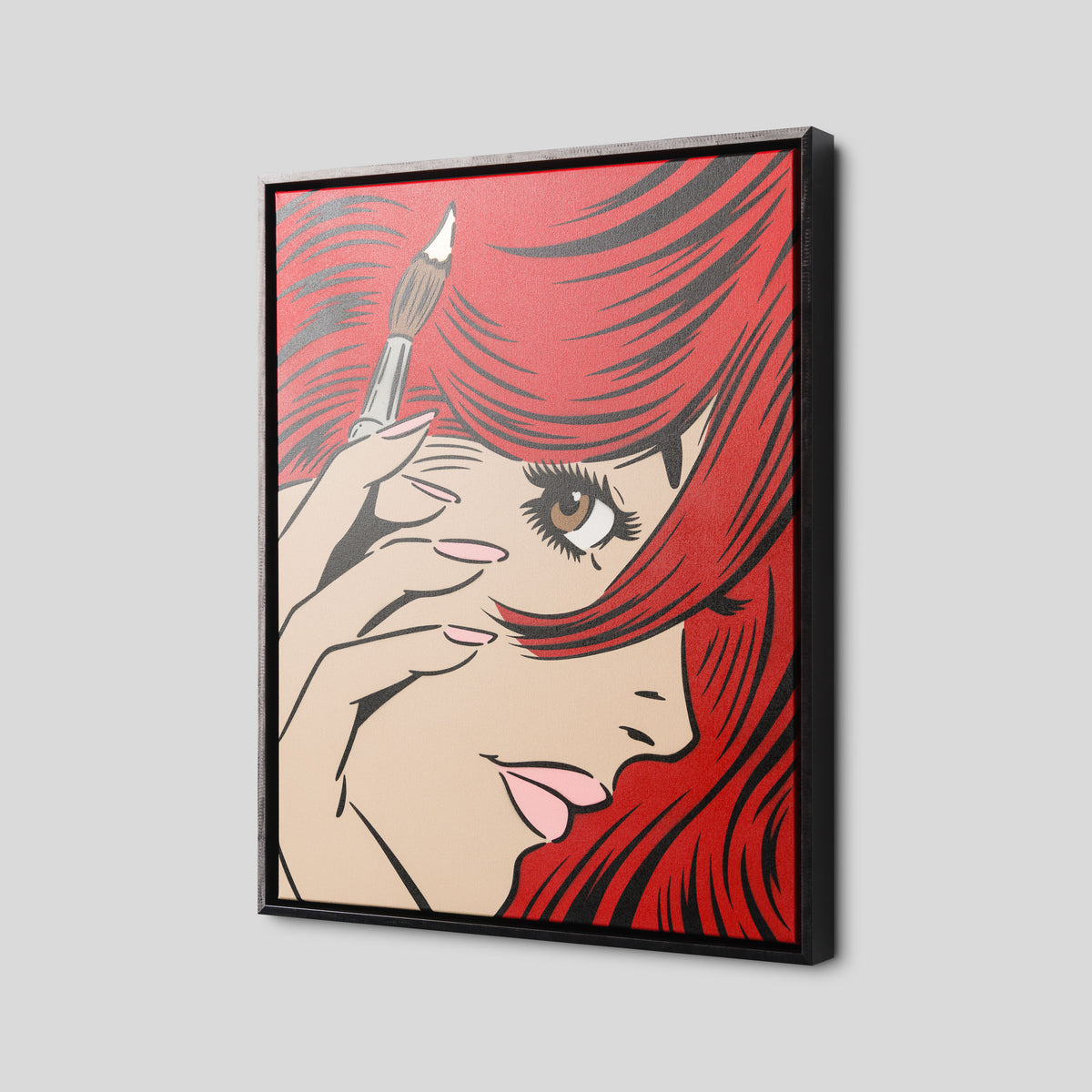 A Moment of Reflection - Red Hair
