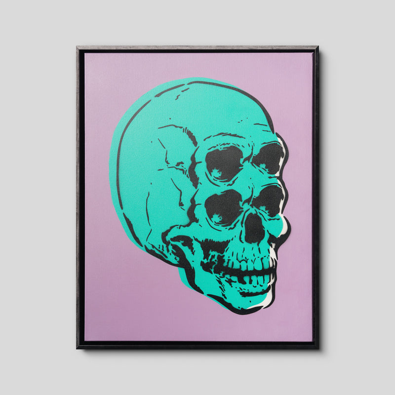 4 Eye Skull - Violet/Mint
