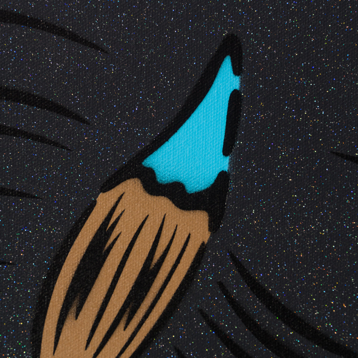 A Moment of Reflection - Glitter Hair