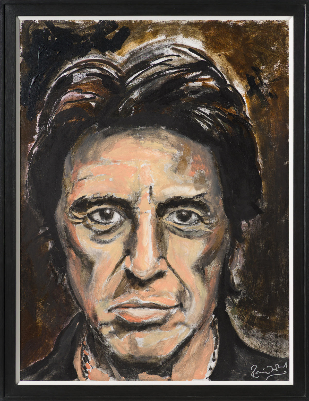Ronnie Wood Pacino 2009 Oils