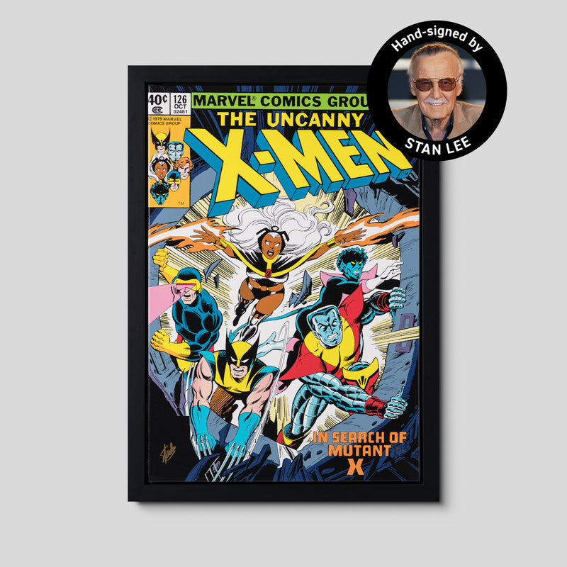 The Uncanny X-Men #126 - In Search Of Mutant X | Boxed Canvas Edition | Hand-signed by Stan Lee
