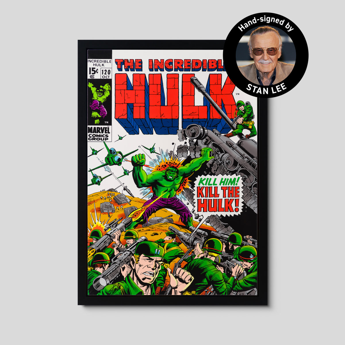 The Incredible Hulk #120 - Kill The Hulk! | Hand-signed by Stan Lee
