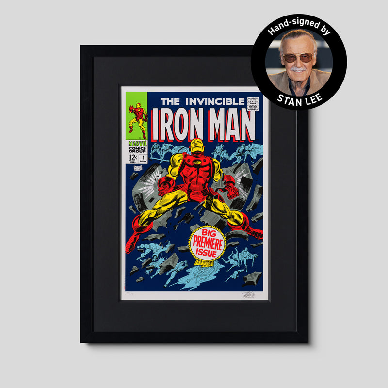 The Invincible Iron Man #1 - Big Premiere Issue | Hand-signed by Stan Lee